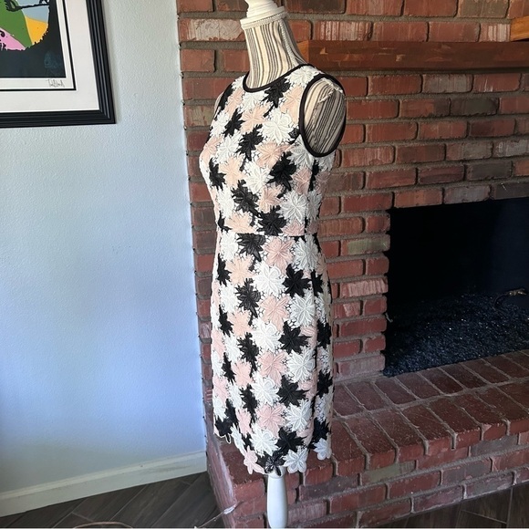Kate Spade Tiger Lily Lace Sleeveless Sheath Dress in Breath of Fresh Air Sz 0 - Picture 5 of 11